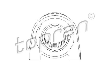 Podpora wału TOPRAN 205 500 0458014