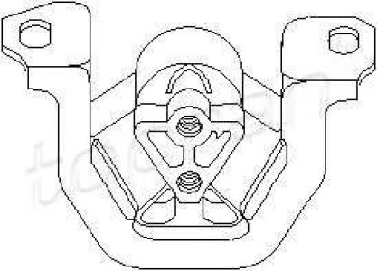 Poduszka silnika TOPRAN 201 394 0684641