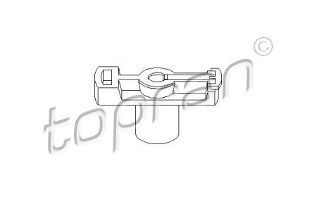 Palec aparatu zapłonowego TOPRAN 202 016 1212200