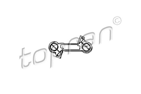 Łącznik drążka zmiany biegów TOPRAN 102 848 191711595A