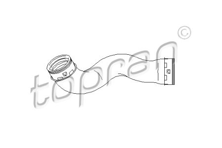 Przewód intercoolera TOPRAN 113 566 7H0145980E