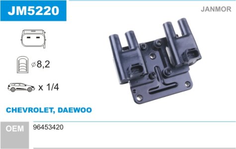 Cewka zapłonowa JANMOR JM5220 20350