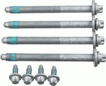 ZESTAW ŚRUB PODUSZEK TYLNEJ BELKI MERCEDES