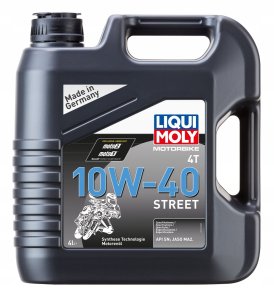 OLEJ SILNIKOWY  10 W-40  LIQUI MOLY 1243 MOTORBIKE 4T  STREET 4L