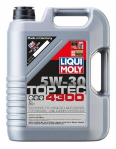Olej silnikowy 5W-30 LIQUI MOLY 2324 5W304 TOP TEC 4300 5L