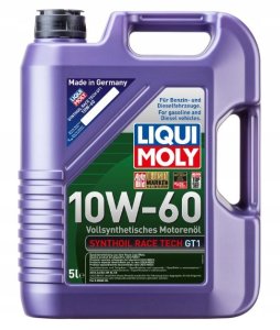 OLEJ 10W-60 SYNTHOIL LIQUI MOLY 8909  RACE TECH GT1 5L