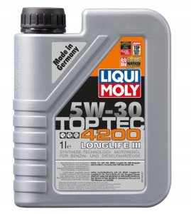 OLEJ 5W30 LIQUI MOLY 8972 TOP TEC 4200 1L (VW 504/507)