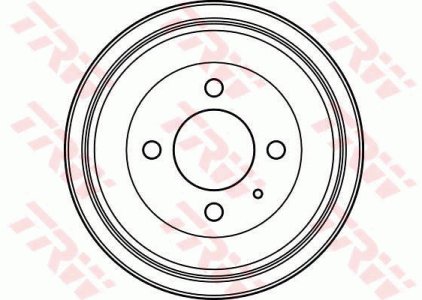 Bęben hamulcowy TRW DB4260 6X0609617A