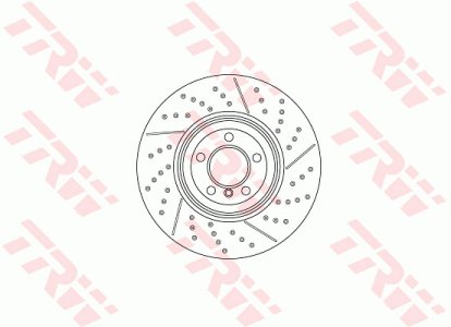 Tarcza hamulcowa TRW DF6600S 34106797603