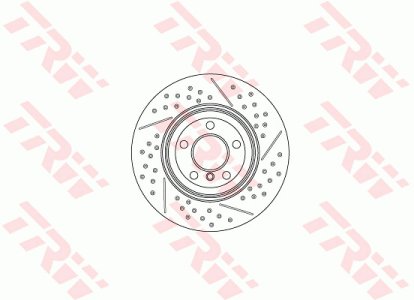Tarcza hamulcowa TRW DF6601S 34206797600