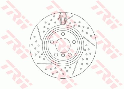 Tarcza hamulcowa TRW DF6606S 34206797598