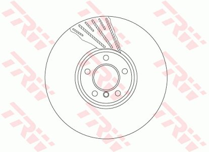Tarcza hamulcowa TRW DF6623S 34116789544