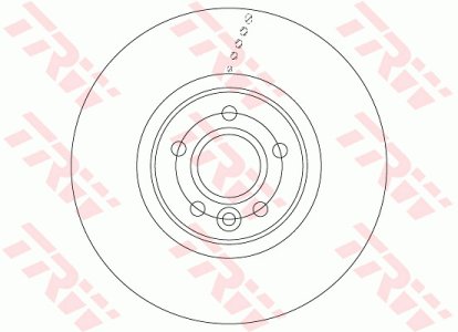 Tarcza hamulcowa TRW DF6676S 31329122