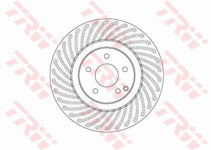 Tarcza hamulcowa TRW DF6682S 2034210412