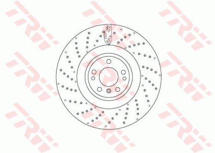 Tarcza hamulcowa TRW DF6687S 1664210912