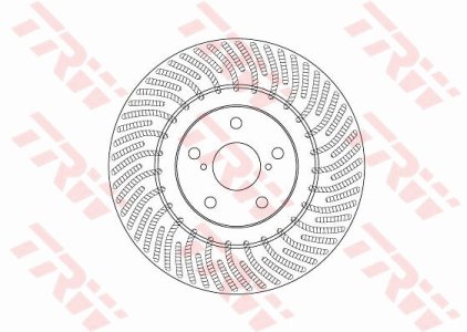 Tarcza hamulcowa TRW DF6692S 4351630040