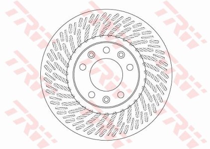 Tarcza hamulcowa TRW DF6698 9803918180