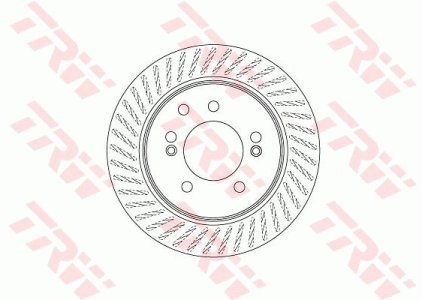 Tarcza hamulcowa TRW DF6710 4840121000