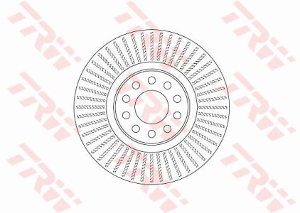 Tarcza hamulcowa TRW DF6742S 4B3615301A