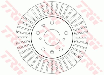 Tarcza hamulcowa TRW DF7398 5531157K00