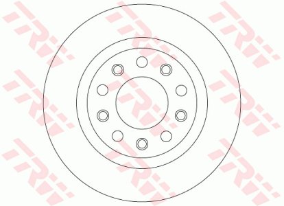Tarcza hamulcowa TRW DF8070 51815313