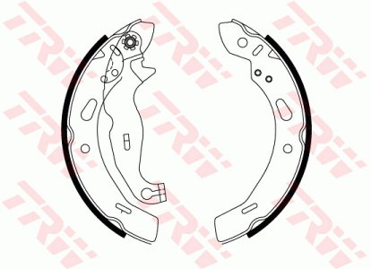 Szczęki hamulcowe TRW GS8814 1550225