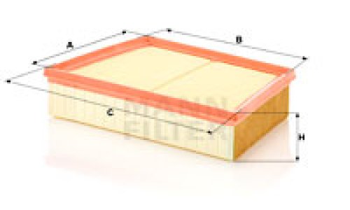 Filtr powietrza MANN-FILTER C28022 