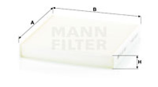 Filtr kabinowy MANN-FILTER CU22029 