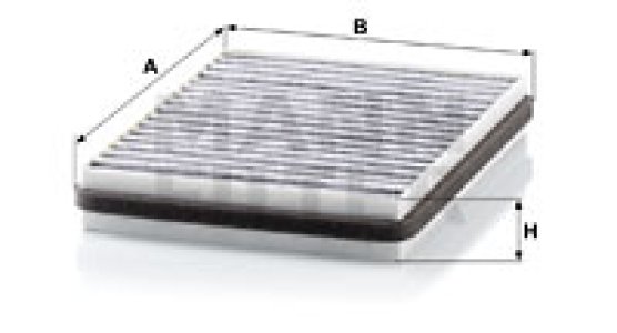 Filtr kabinowy MANN-FILTER CUK22014 