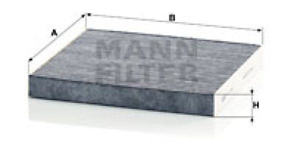 Filtr kabinowy MANN-FILTER CUK2362 