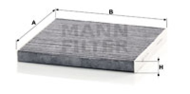 Filtr kabinowy MANN-FILTER CUK2544 