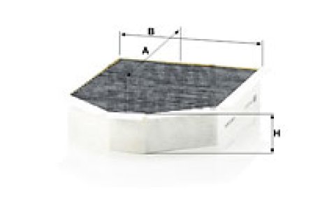 Filtr kabinowy MANN-FILTER CUK26011 CUK260112