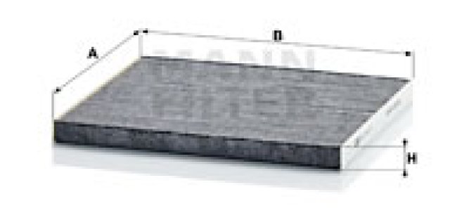 Filtr kabinowy MANN-FILTER CUK26017 