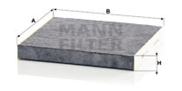 Filtr kabinowy MANN-FILTER CUK2648 