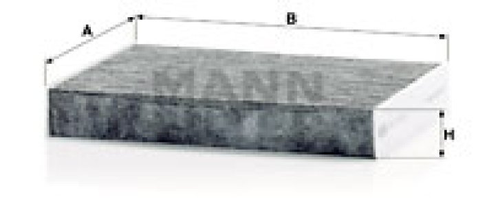 Filtr kabinowy MANN-FILTER CUK27009 4407080