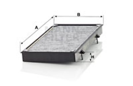 Filtr kabinowy MANN-FILTER CUK3454 