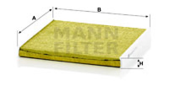 Filtr kabinowy MANN-FILTER FP2131 CUK2131