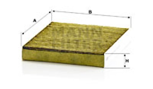 Filtr kabinowy MANN-FILTER FP22011 CUK22011