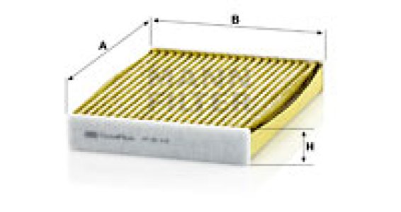 Filtr kabinowy MANN-FILTER FP25012 CUK25012