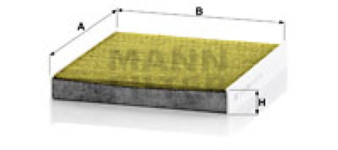 Filtr kabinowy MANN-FILTER FP26009 CUK26009