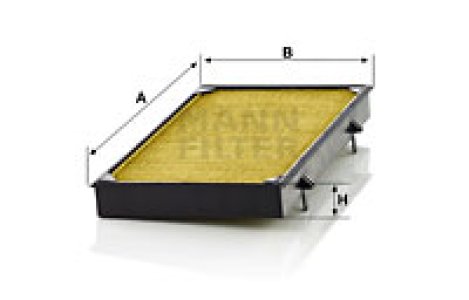 Filtr kabinowy MANN-FILTER FP3454 CUK3454