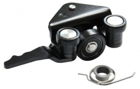 WÓZEK ZAWIASU DOLNEGO DRZWI SUWANYCH - LEWA STRONA