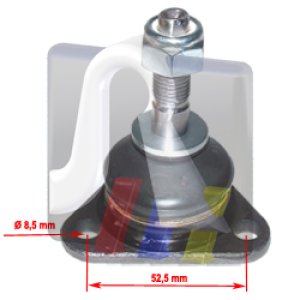 Sworzeń wahacza RTS 93.06226 4G008