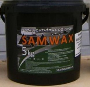 PASTA MONTAŻOWA DO OPON CZARNA  5KG