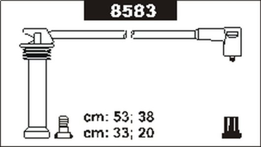 Kable zapłonowe SENTECH 8583 