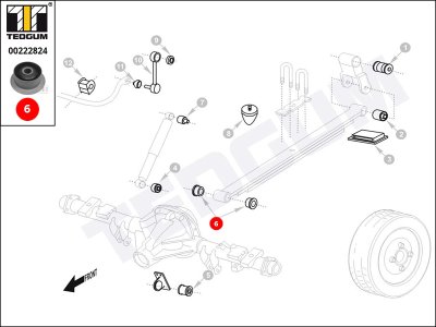 Tuleja resora TEDGUM 00222824 4055743