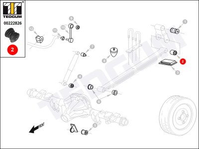 Tuleja resora TEDGUM 00222826 4041521