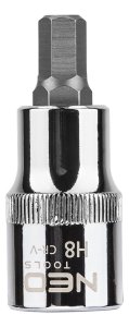 Końcówka sześciokątna na nasadce 1/2 NEO Tools 08 773 