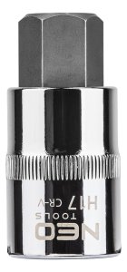 Końcówka sześciokątna na nasadce 1/2 NEO Tools 08 777 