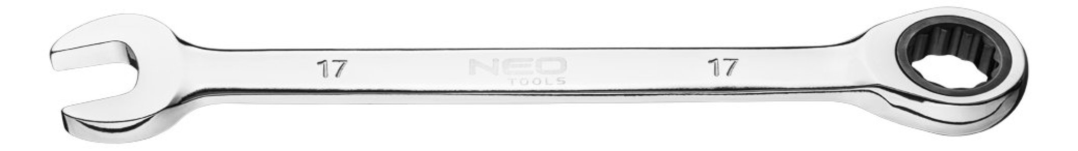 Klucz płasko-oczkowy z grzechotką 17 mm NEO Tools 09 067 